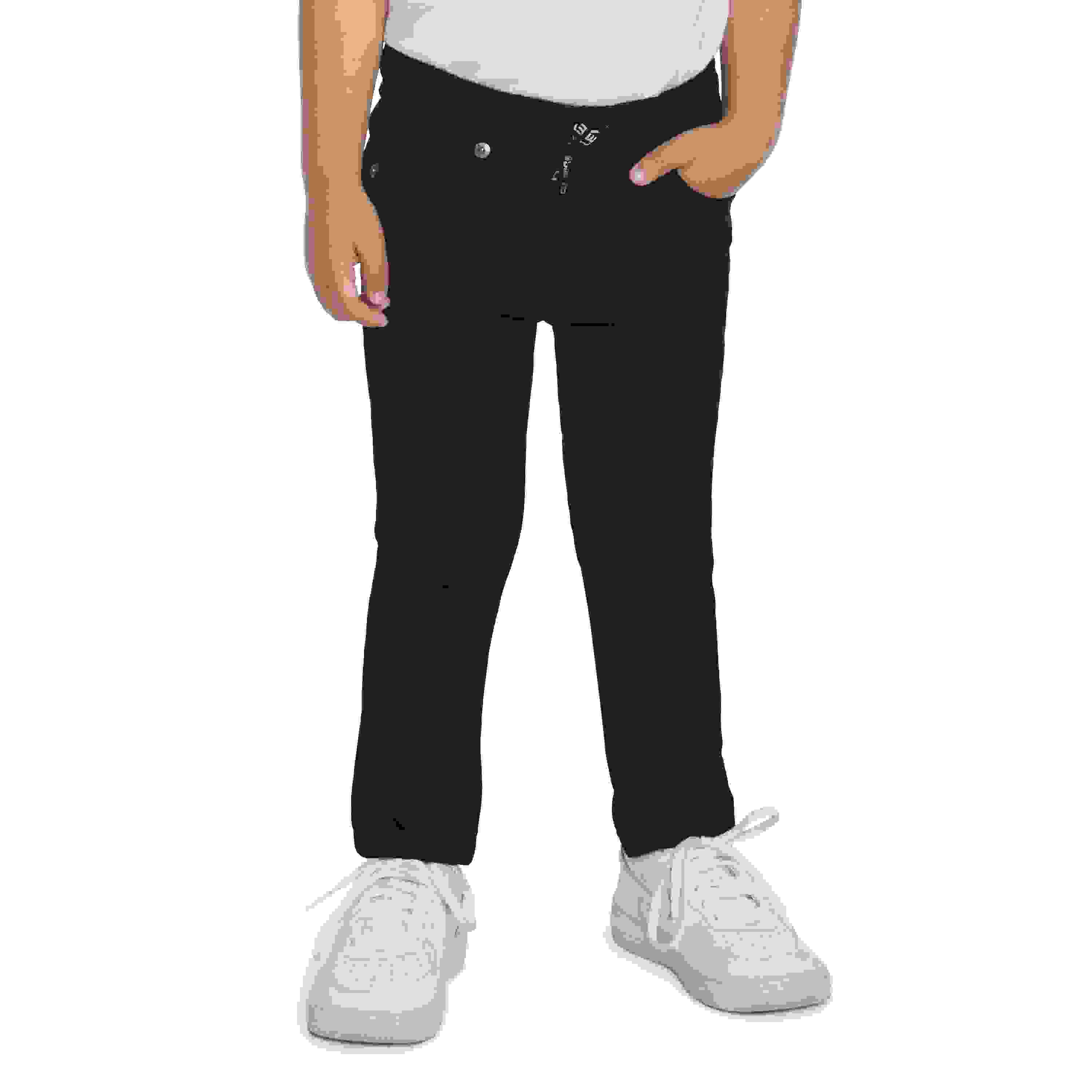 Levi's Skinny Fit Toddler Boys' Black Wash Pull On Jeans